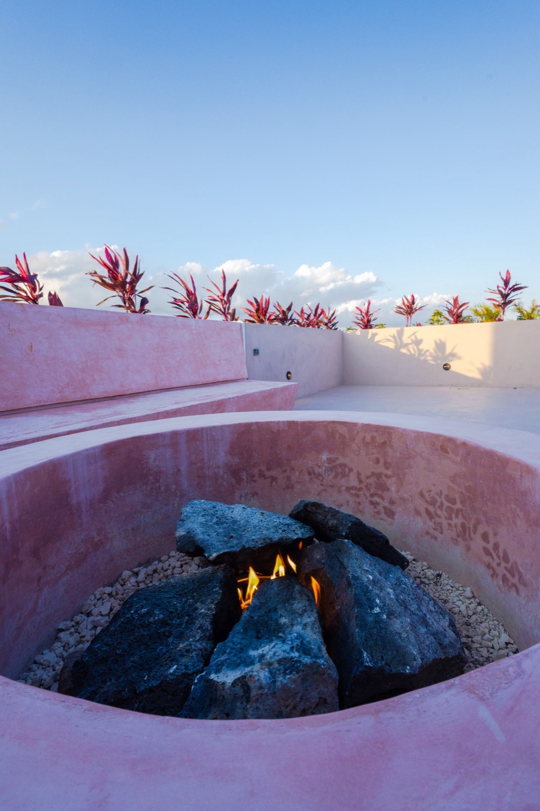 The Temazcal — the fire ritual, the oldest room in the house.
